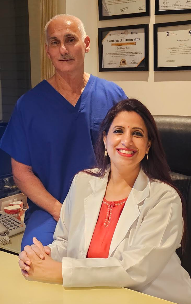 Dr. Manisha Yadav with Dr. Robert Kerstein